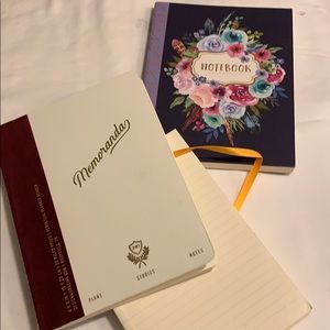 Three notebooks!